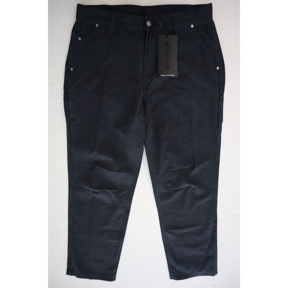 Harley-Davidson 96000-23VM Men's Sz 34x30 Black Mechanic Woven Carpenter Pants - Picture 1 of 9